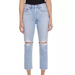 AGOLDE Riley High Rise Crop Jeans
